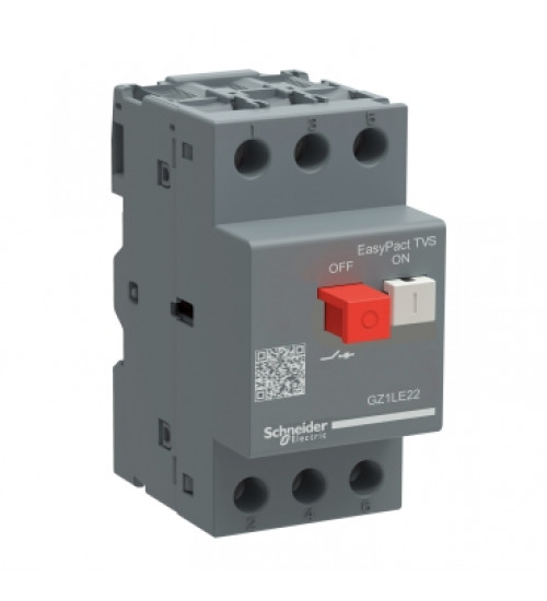 GZ1LE32 - Motor circuit breaker, EasyTeSys Power, GZ1LE, 3P, push - botton, 32A, magnetic trip AC Schneider Electric