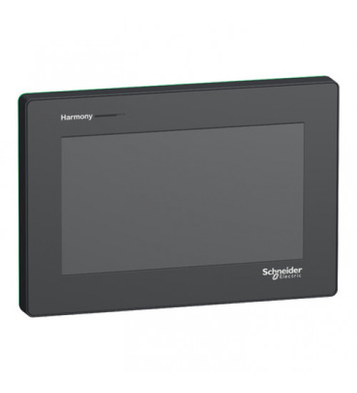 HMISTM6400 - touch panel display, Harmony ST6, 7inch wide display, 1COM, 2Ethernet, USB host&device, 24V DC - Schneider Electric