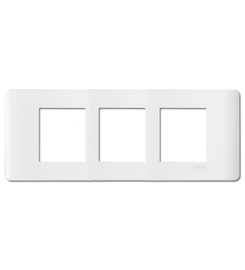 Schneider Electric IN8406C - Cover frame, ZENcelo, with fixing frame, 6 module, white