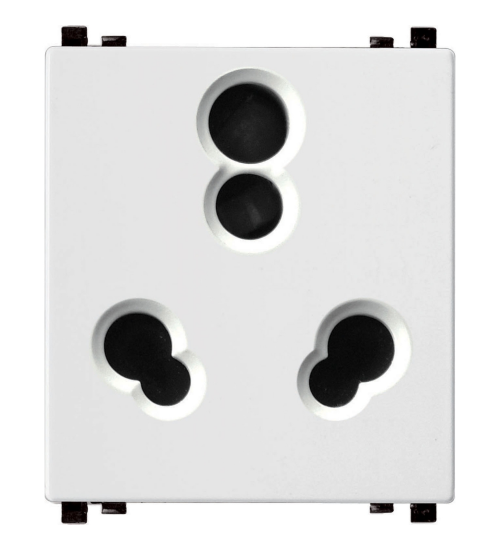 IN8426/16 - Socket-outlet, ZENcelo, 2P +E, with shutter, 6A/16A, white - Schneider Electric