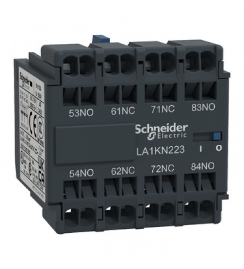 LA1KN223 - TeSys K - Auxiliary contact block - 2 NO + 2 NC - spring terminals - Schneider Electric