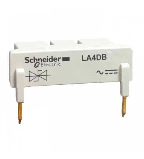 LA4DB3B - TeSys D - suppressor module - bidirectional peak limiting diode - 24 V DC - Schneider Electric