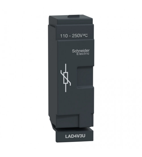 Schneider Electric LAD4V3U - TeSys D - suppressor module - varistor - 110...250 V AC/DC