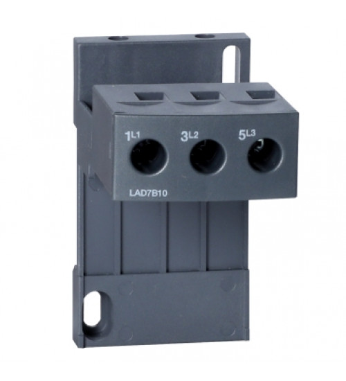 LAD7B10 - Adapter terminal block, TeSys LRD, for separate mounting of LRD01-D35 LR3D01-D35 - Schneider Electric