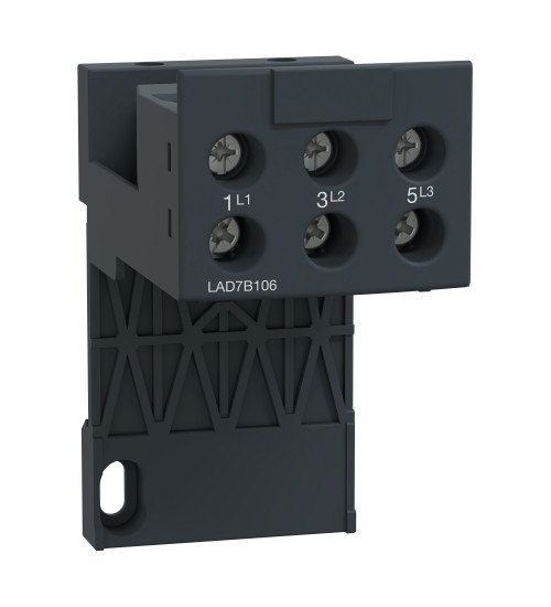 Schneider Electric LAD7B106 - Adapter terminal block, TeSys LRD, for separate mounting of LRD01-D35 LR3D01-D35