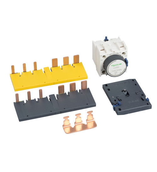 Schneider Electric LAD9SD3 - Kit for assembling star delta starters, for 3 x contactors LC1D40A-D80A, with time delay block