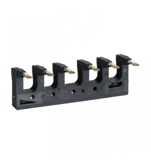 LAD9V12 - Set of power connections, parallel busbar, for 3P reversing contactors assembly, LC1D09-D38 spring terminals - Schneider Electric