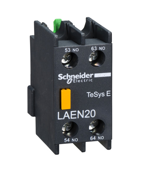 Schneider Electric LAEN02 - EasyPact TVS - auxiliary contact block - 2 NC - screw-clamps terminals