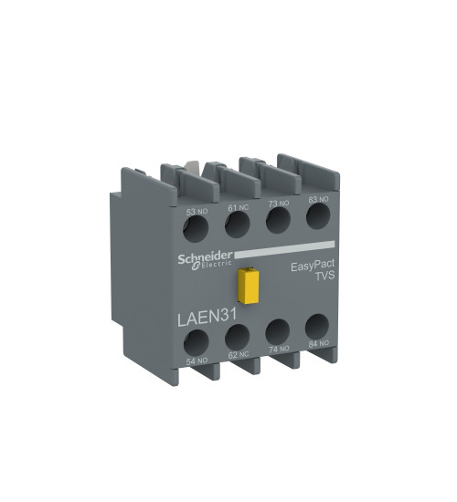 Schneider Electric LAEN40 - EasyPact TVS - auxiliary contact block - 2 NO + 2 NC - screw-clamps terminals