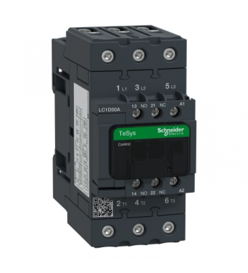 Schneider Electric LC1D50AQ7 - TeSys D contactor - 3P(3 NO) - AC-3 - 440 V 50 A - 380 V AC 50/60 Hz coil
