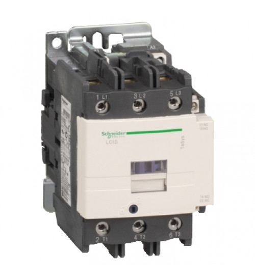 Schneider Electric LC1D95ED - TeSys D contactor - 3P(3 NO) - AC-3 - 440 V 95 A - 48 V DC standard coil