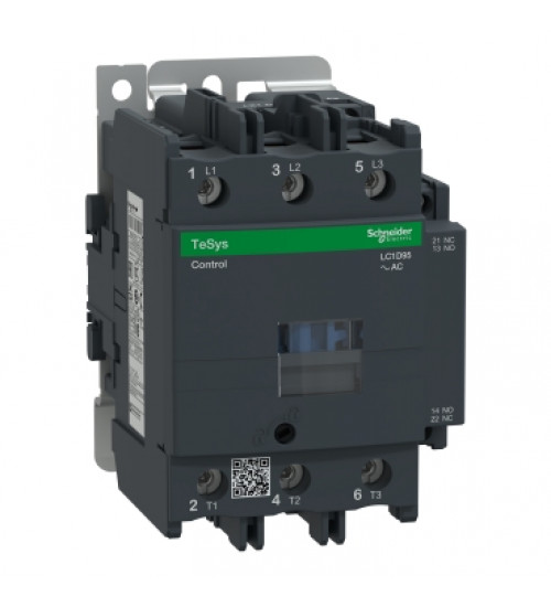 Schneider Electric LC1D95F7 - TeSys D contactor - 3P(3 NO) - AC-3 - 440 V 95 A - 110 V AC 50/60 Hz coil