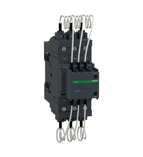 Schneider Electric LC1DPKM7 - Capacitor contactor, TeSys D, 30 kVAR at 400 V/50 Hz, coil 220 V AC 50/60 Hz