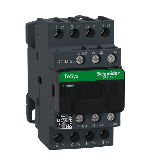 Schneider Electric LC1DT25M7 - TeSys D contactor - 4P(4 NO) - AC-1 - 440 V 25 A - 220 V AC 50/60 Hz coil