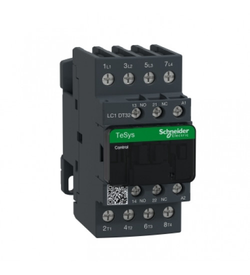 Schneider Electric LC1DT32M7 - TeSys D contactor - 4P(4 NO) - AC-1 - 440 V 32 A - 220 V AC 50/60 Hz coil