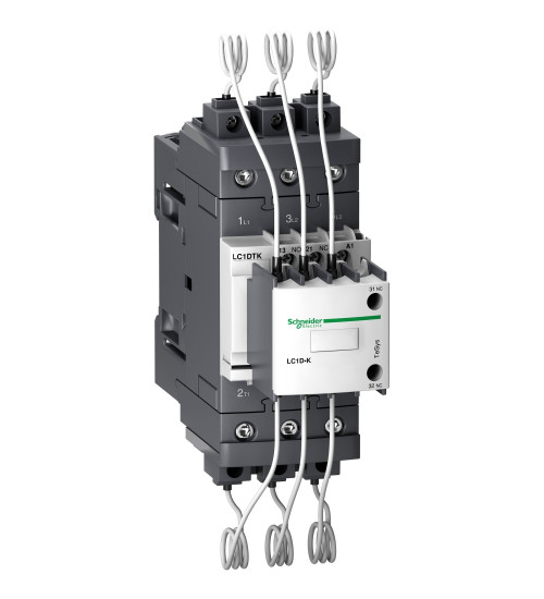 Schneider Electric LC1DTKM7 - Capacitor contactor, TeSys D, 40 kVAR at 400 V/50 Hz, coil 220 V AC 50/60 Hz