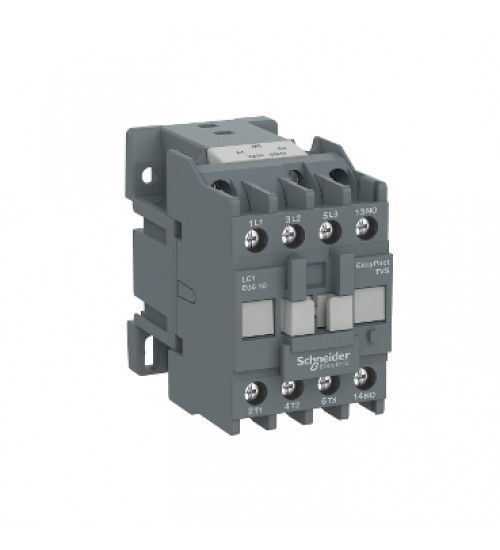 Schneider Electric LC1E1210F7 - Easy TeSys contactor 3P(3 NO) - AC-3 - 440 V 12A - 110 V AC coil