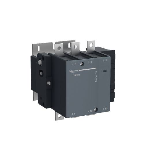Schneider Electric LC1E200M5 - Easy TeSys contactor 3P(3 NO) - AC-3 - 440 V 200A - 220 V AC coil