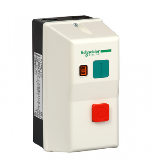 LE1M35N710 - TeSys LE - enclosed DOL starter - 2.6...3.7 A - 415 V AC coil - Schneider Electric
