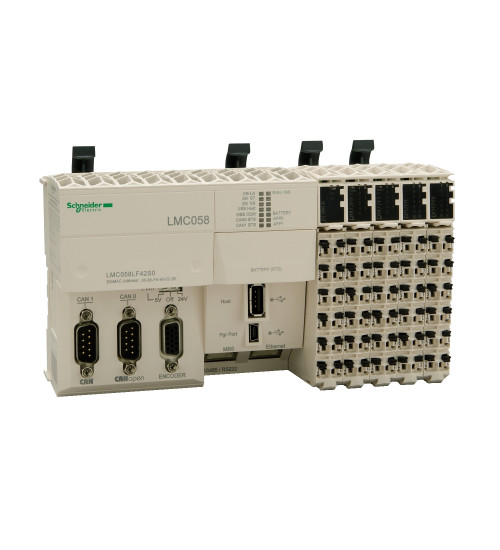 Schneider Electric LMC058LF42 - compact base - 42 I/O - 24 V DC supply