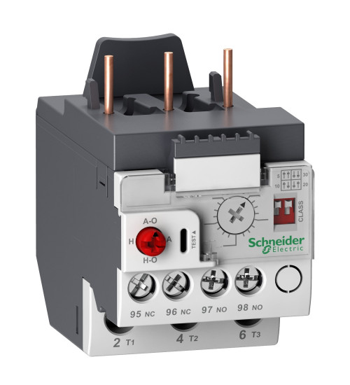 Schneider Electric LR9D08 - TeSys LRD - electronic thermal overload relay - 3P - 1.6...8 A