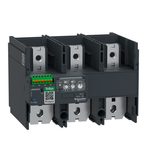 LR9G630 - Electronic thermal overload relay,TeSys Giga,160-630 A,class 5E-30E,push-in control connection - Schneider Electric