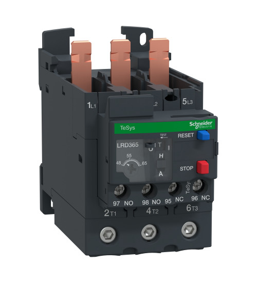 LRD365 - Thermal Overload Relay, TeSys Deca, 48 to 65 A, class 10A, EVERLINK - Schneider Electric