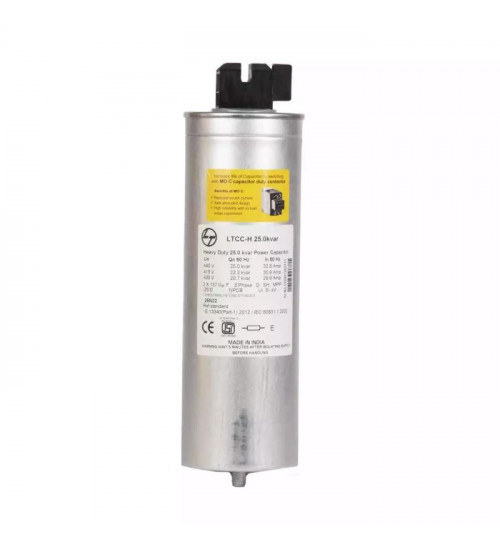 Lauritz Knudsen LTCCH305C2 Heavy Duty Cylindrical Capacitor 5.5 kVAr 480 VAC