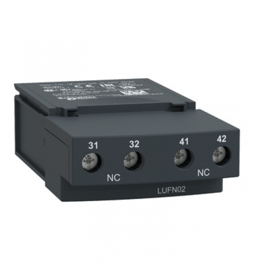 LUFN02 - auxiliary contacts LUF - 2NC - Schneider Electric