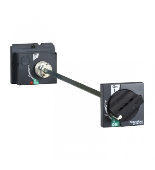 LV429338_IN - extended rotary handle, Compact NSX100/160/250, PowerPact Multi standard H/J, EasyPact CVS100/160/250, black standard handle, IP55 AC Schneider Electric