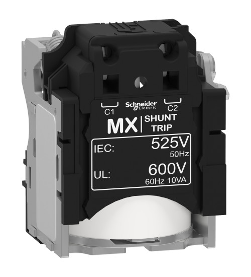 Schneider Electric LV429389 - MX shunt trip release, Compact NSX, PowerPact Multistandard, EasyPact CVS, rated voltage 525 VAC 50 Hz, 600 VAC 60 Hz