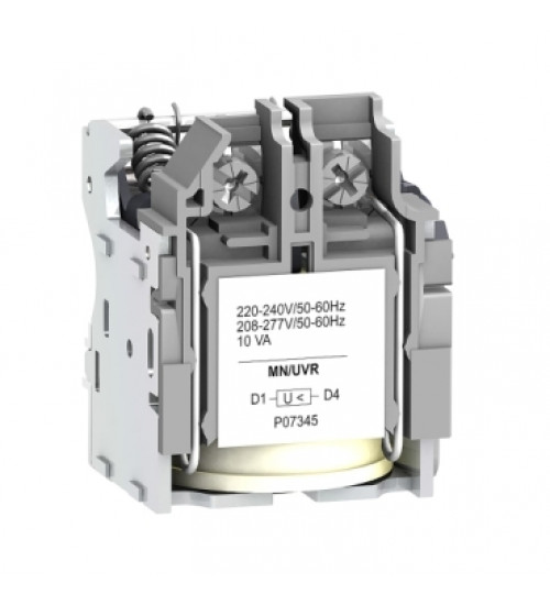 Schneider Electric LV429406 - MN undervoltage release, Compact NSX, PowerPact Multistandard, EasyPact CVS, rated voltage 110 to 130 VAC 50/60 Hz