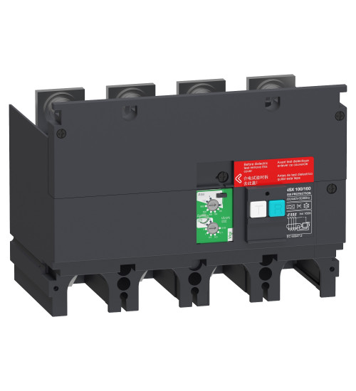 Schneider Electric LV429489 - Earth-leakage add-on protection module VigiPacT, ComPacT NSX 100/160, 200VAC to 440VAC, 30mA to 30A, 4 poles