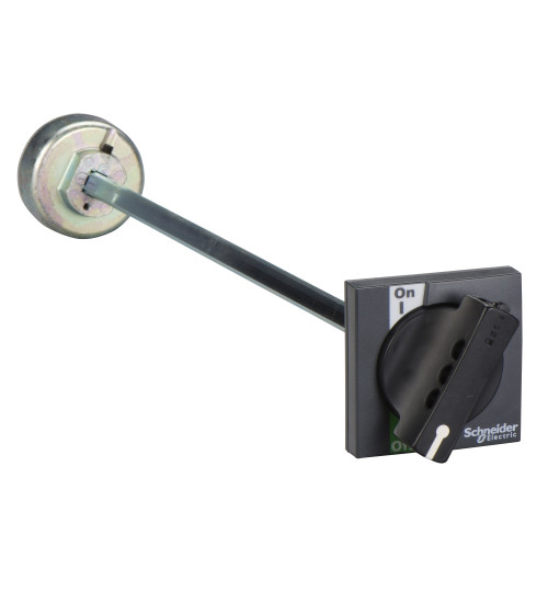Schneider Electric LV431050 - extended rotary handle for front control, Compact INS/INV 250, IP55, IK07, black handle