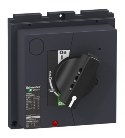 Schneider Electric LV432597 - direct rotary handle, Compact NSX 400/630, PowerPact Multistandard L, EasyPact CVS 400/630, black standard handle, IP40