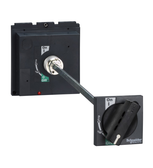 Schneider Electric LV432598 - extended rotary handle, Compact NSX 400/630, PowerPact Multistandard L, EasyPact CVS 400/630, black standard handle, IP55