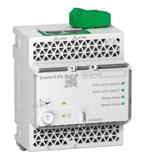 LV434001 - Enerlin'X IFE, Ethernet interface for circuit breakers - Schneider Electric