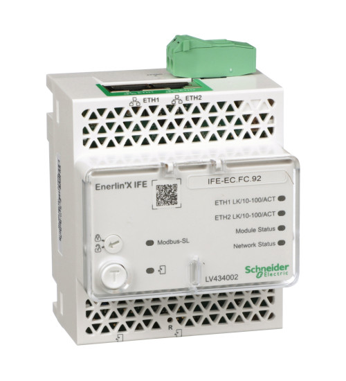 Schneider Electric LV434002 - Enerlin'X IFE switchboard server, Ethernet interface and gateway