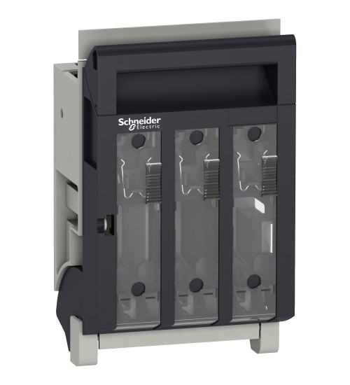 Schneider Electric LV480800 - fuse switch disconnector, Fupact ISFT100, 100 A, DIN NH000, 3 poles, backplate mounting, 1.5 to 50 mmÂ² cable connectors