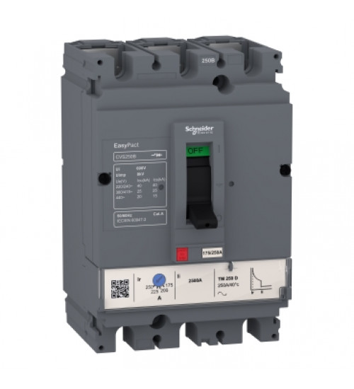 LV510307_NPX - Easypact CVS - CVS100B TM100D circuit breaker - 3P/3d - Schneider Electric