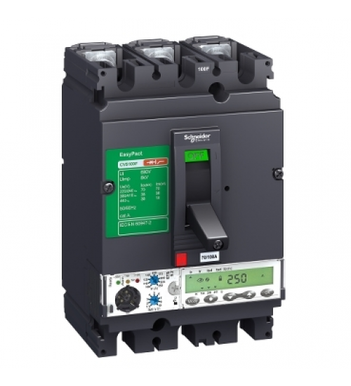 LV510649_NPX - Breaker CVS100N 6.2 100A 3P - Schneider Electric LV510649_NPX - Breaker CVS100N 6.2 100A 3P - Schneider Electric