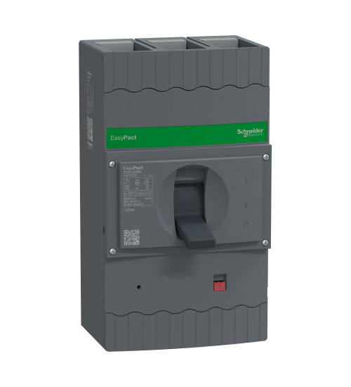 Schneider Electric LV512231 - circuit breaker, EasyPact CVS1250N, 50kA at 415VAC, ETS 2.3, 1250A, 3P 3d