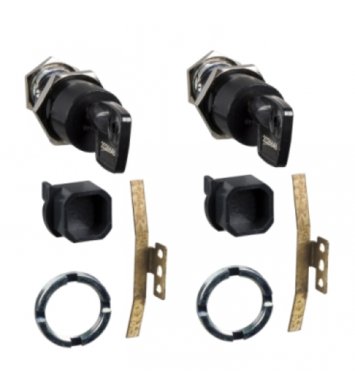 LV864910SP - Chassis locking - 2 Profalux locks 1 key + adaptation kit - for MTZ1 spare part - Schneider Electric LV864910SP - Chassis locking - 2 Profalux locks 1 key + adaptation kit - for MTZ1 spare part - Schneider Electric