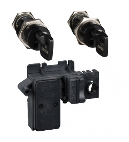 LV864930SP - OFF-position locking - 2 Profalux locks 2 keys + padlock - for MTZ2/3 spare part - Schneider Electric LV864930SP - OFF-position locking - 2 Profalux locks 2 keys + padlock - for MTZ2/3 spare part - Schneider Electric