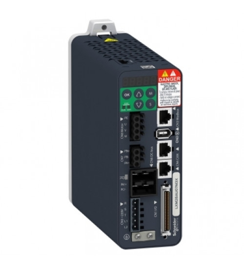 Schneider Electric LXM28AU07M3X - motion servo drive, Lexium 28, single and three phase, 200 to 240V, 750W