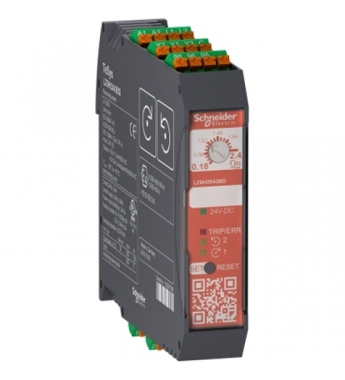 LZ8H6X53BD - Reversing Starter TeSys H Safe-Torque-Off 3kW-400V control 24VDC Spring - Schneider Electric LZ8H6X53BD - Reversing Starter TeSys H Safe-Torque-Off 3kW-400V control 24VDC Spring - Schneider Electric