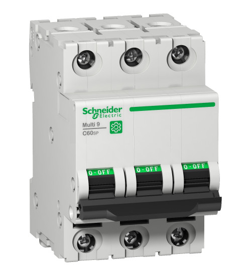 Schneider Electric M9F22363 - Multi 9 - C60SP - MCB - 3P - 63 A - C Curve - 480Y/277 V - 5 kA - UL 1077