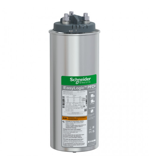 Schneider Electric MEHVCPDY281A48 - metallized polypropylene - MPP, heavy duty, 3 phases EasyLogic PFC+ Capacitor, 28,1KVAr 480V 50Hz