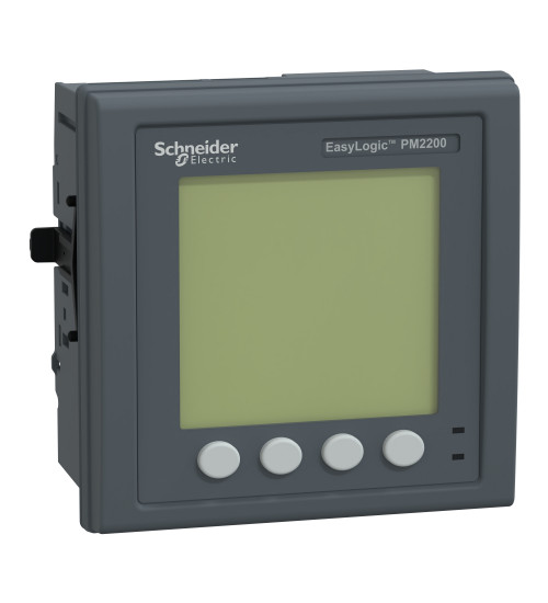 METSEPM2220D - EasyLogic PM2220, Power & Energy meter, up to 15th H, LCD, RS485, class 1 - Schneider Electric