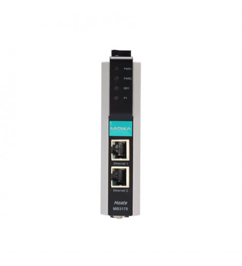 MGate MB3170, 1-port advanced Modbus gateway, 0 to 60°C operating temperature MGate MB3170, 1-port advanced Modbus gateway, 0 to 60°C operating temperature